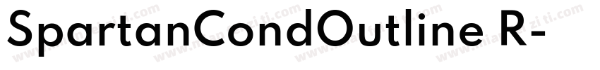 SpartanCondOutline R字体转换